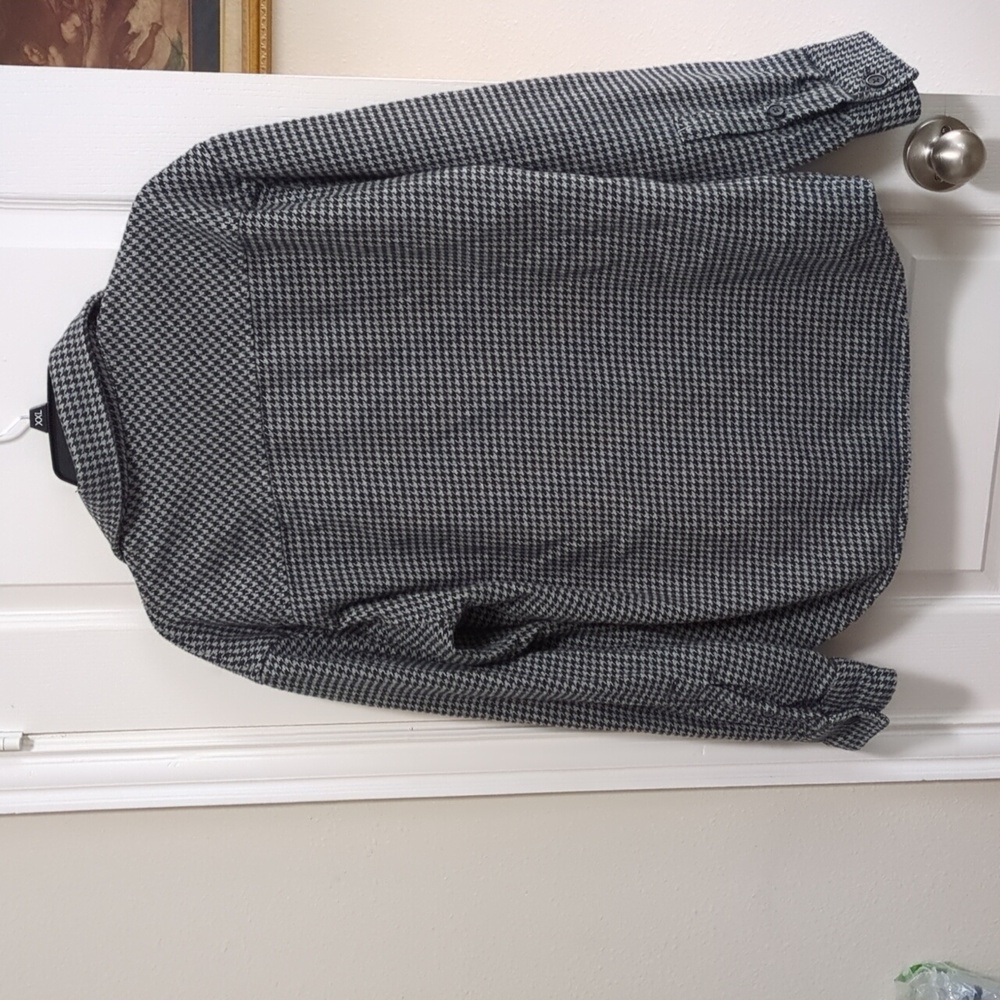 Houndstooth Heavyweight Flannel Shirt Size M - Picture 3 of 3